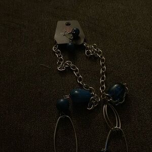 Elegant Blue Beaded Necklace